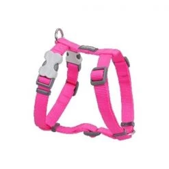 Red Dingo DH-ZZ-HP-ME Dog Harness Classic Hot Pink; Medium