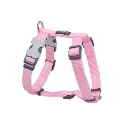 Red Dingo DH-ZZ-PK-LG Dog Harness Classic Pink; Large