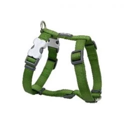 Red Dingo DH-ZZ-GR-LG Dog Harness Classic Green; Large