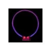 Red Dingo LT-ZZ-PU-SM Lumitube Illuminated Dog Safety Collar; Bright Purple - Small To Medium