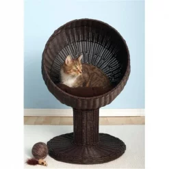 The Refined Feline KBB-PY-ES Kitty Ball Bed Espresso