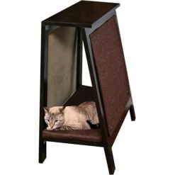 The Refined Feline AFRAME-ES A-Frame Cat Bed Scratcher; 23.50 x 15 x 28 in. - Espresso