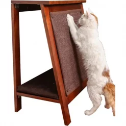 The Refined Feline AFRAME-MA A-Frame Cat Bed Scratcher; 23.50 x 15 x 28 in. - Mahogany