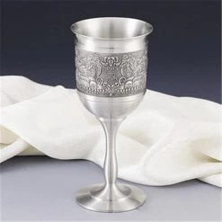 Rite Lite KCP-1 Jerusalem Scene Pewter Kiddush Cup