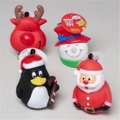 Ddi Christmas Dog Toy Vinyl Squeakie Case Of 56