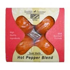 Wildlife Sciences WSC409 Hot Pepper Suet Ballls 4 pack (boxed)
