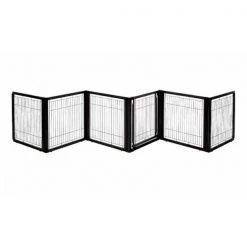 Richell USA 94188 Convertible Elite Pet Gate 6-Panel - Black