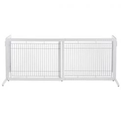 Richell USA 94159 Freestanding Pet Gate Hl - Origami White