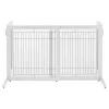 Richell USA 94158 Freestanding Pet Gate HS - Origami White
