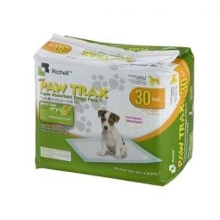 Richell USA 94541 Paw Trax Doggy Pads - 30Cnt - White