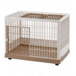 Richell USA 94604 Pet Training Kennel PK-830 - Off White - Mocha