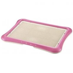 Petpalace PAW TRAX Mesh Training Tray Pink