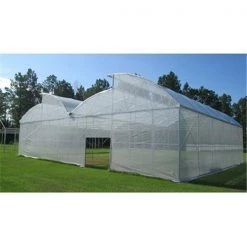 RSI W-SC620-50 White Tropical Weather Shade Clothes with Grommets - 50 PercentageShade Protection; 6 x 20 ft.
