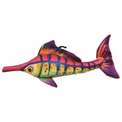 Fancy Feline Plush Carlie Fish Toys; 14 in.