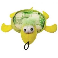 Schoochie Pet 549 Tishy Turtle Plush Dog Toys; 10.5 in.