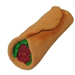 Schoochie Pet 702 Premium Stuffed Latex Late Night Burrito Toys; 7.5 in.