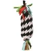 Fancy Feline Super Rope Gummer with Squeaker Dog Toy; 11 in.