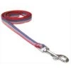 Sassy Dog Wear AMERICAN FLAG1-L 4 ft. American Flag Dog Leash - Extra Small