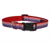 Fly Free Zone,Inc. American Flag Dog Collar - Medium