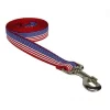 Fly Free Zone,Inc. 6 ft. American Flag Dog Leash - Large