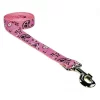 Fly Free Zone,Inc. 6 ft. Bandana Dog Leash; Pink - Large