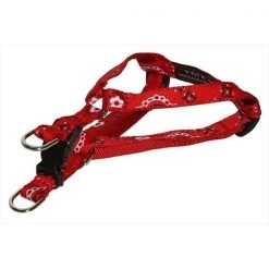 Fly Free Zone,Inc. Bandana Dog Harness; Red - Extra Small
