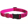 Fly Free Zone,Inc. Camouflage Dog Collar; Pink - Small