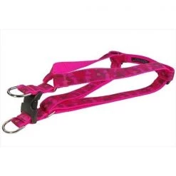 Sassy Dog Wear CAMOUFLAGE-PINK3-H Camouflage Dog Harness; Pink - Medium