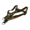 Sassy Dog Wear CAMOUFLAGE-TAN-GRN2-H Camouflage Dog Harness - Tan & Green; Small