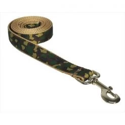 Sassy Dog Wear CAMOUFLAGE-TAN-GRN3-L 6 ft. Camouflage Dog Leash - Tan & Green; Medium