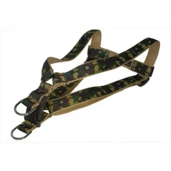 Sassy Dog Wear CAMOUFLAGE-TAN-GRN4-H Camouflage Dog Harness - Tan & Green; Large