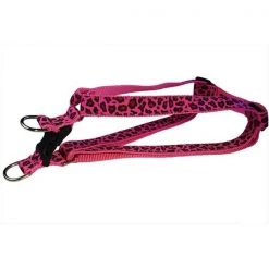 Fly Free Zone,Inc. Leopard Dog Harness; Pink - Large