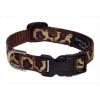 Sassy Dog Wear LEOPARD-NATURAL1-C Leopard Dog Collar; Natural - Extra Small