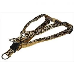 Fly Free Zone,Inc. Leopard Dog Harness; Natural - Large