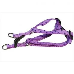 Sassy Dog Wear POLKA DOT-ORCHID-NAVY1-H Polka Dot Dog Harness; Orchid & Navy - Extra Small