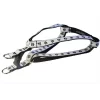 Sassy Dog Wear PUPPY PAWS-BLACK-WHT3-H Puppy Paws Dog Harness; Black & White - Medium