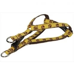 Fly Free Zone,Inc. Puppy Paws Dog Harness; Yellow & Brown - Extra Small