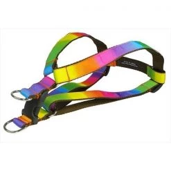 Sassy Dog Wear RAINBOW4-H Dog Harness; Rainbow - Large