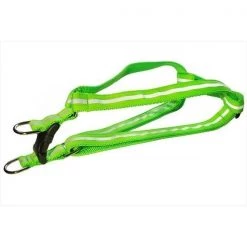 Fly Free Zone,Inc. Reflective Dog Harness; Green - Small
