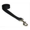 Fly Free Zone,Inc. 4 ft. Nylon Webbing Dog Leash; Black - Small & Medium