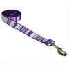 Fly Free Zone,Inc. STRIPE-PURPLE-MULTI2-L 4 ft. Stripe Dog Leash; Purple - Small