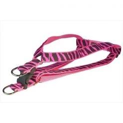 Fly Free Zone,Inc. Zebra Dog Harness; Pink - Large