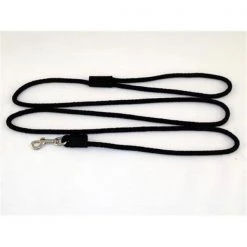 Soft Lines P10406BLACK Small Dog Snap Leash 0.25 In. Diameter By 6 Ft. - Black
