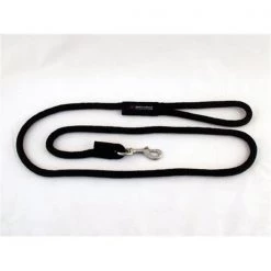 Soft Lines P10806BLACK Dog Snap Leash 0.5 In. Diameter By 6 Ft. - Black