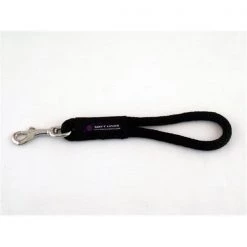 Soft Lines P11001BLACK Dog Snap Leash 0.62 In. Diameter By 1 Ft. - Black