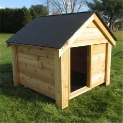 Eco Fasten Solar Infinite Cedar DogHouse36x36 The Ultimate Dog House