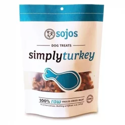 Sojourner Farms 7-55709-71004-9 Sojos Simply Turkey Dog Treats - 4 oz. bag