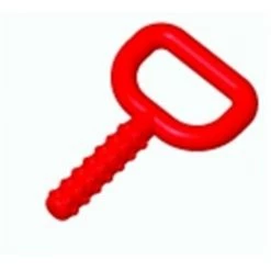 Plaything Knobby Super Chew Tube; Red; Pack Of 3