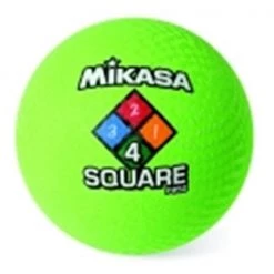 Mikasa 8.5 in. Four Square Playground Ball; Neon Green