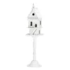 Home Locomotion Two Story Standing White Birdhouse